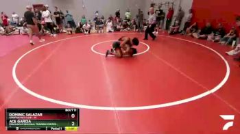 118 lbs Round 4 (6 Team) - Ace Garcia, Panhandle Regional Training Center vs Dominic Salazar, Spartan Mat Club