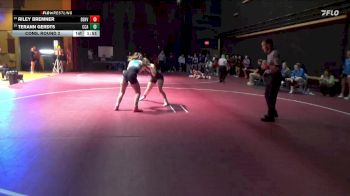 120 lbs Cons. Round 2 - Terann Gerdts, Clear Creek-Amana vs Riley Bremner, Denver