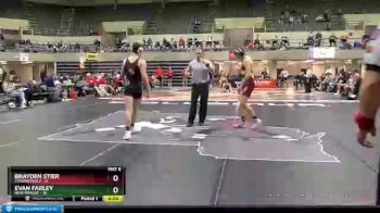 160 lbs Semis & 1st Wrestleback (8 Team) - Brayden Stier, Stewartville vs Evan Farley, New Prague