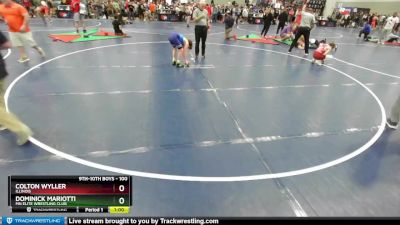 100 lbs Cons. Round 4 - Colton Wyller, Illinois vs Dominick Mariotti, MN Elite Wrestling Club