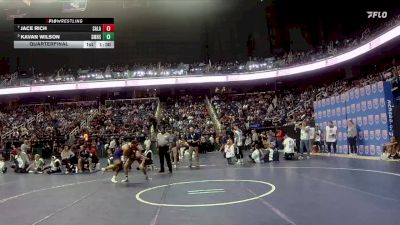 3A 157 lbs Quarterfinal - Jace Rich, Southern Alamance vs Kavan Wilson, Smoky Mountain High School