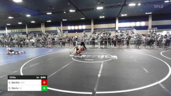 157 lbs Consi Of 64 #1 - Chris Becker, Jedi Wr Ac vs Cory Davis, CFP Wrestling