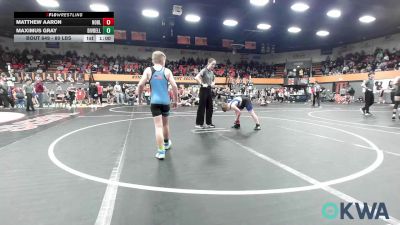 85 lbs Consi Of 8 #2 - Matthew Aaron, Noble Takedown Club vs Maximus Gray, Division Bell Wrestling