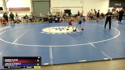 83 lbs Placement Matches (8 Team) - Jaxon Flood, Tennessee vs Lincoln Schulz, Minnesota Red