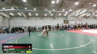 130 lbs Cons. Round 3 - Saidie Long, Berthoud vs Leyla Jaquez, Adams City