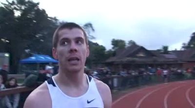 Ryan Foster, Penn State, after the 1500 at the 2011 Stanford Invitational