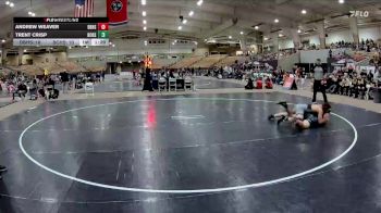 165 lbs 2nd Wrestleback (8 Team) - Andrew Weaver, Dobyns Bennett High School vs Trent Crisp, Bradley Central High School