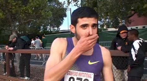 David Torrence  1st place 1500 at the 2011 Stanford Invitational