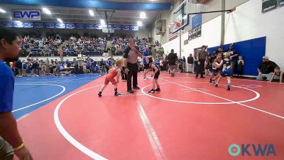 40 lbs Quarterfinal - Angel Roshto, Miami vs Charley Ray Wells, Claremore Wrestling Club