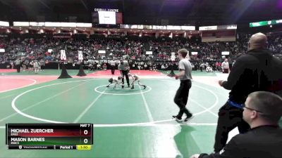 65 lbs Semifinal - Michael Zuercher, EAG2 vs Mason Barnes, DWC3