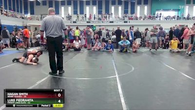 110 lbs Round 2 (4 Team) - Hagan Smith, Beebe Trained vs Luke Piedrahita, Finger Lakes Elite