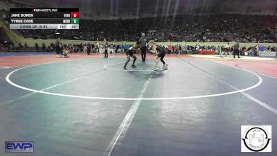 92 lbs Consi Of 16 #2 - Jake Boren, Verdigris vs Tyree Cade, Midwest City Bombers