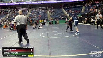 4A 285 lbs Champ. Round 1 - Damien Couture, Hickory Ridge vs Tafari Parker, Hoke County