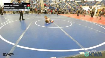 55 lbs 5th Place - NashAllen Garrett, Barnsdall Youth Wrestling vs Barrett Robb, IRONMEN Wrestling Club