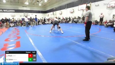 215 lbs Round 1 (32 Team) - Jarrett Peck, Kamiakin vs Adam Dalan, Walla Walla