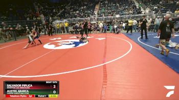 53 lbs Cons. Semi - Austin Abarca, Casper Wrestling Club vs Salvador Piplica, Riverton USA Wrestling