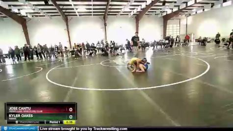 110 lbs Round 1 - Jose Cantu, Moses Lake Wrestling Club vs Kyler Oakes, NWWC