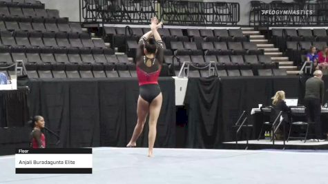 Anjali Buradagunta Elite Gymnastic Acad - Floor - 2022 Elevate the Stage Huntsville presented by SportsMED & Crestwood