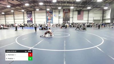 112 lbs Consi Of 32 #2 - Jayden Holmes, NA vs DJ Mabie, VA