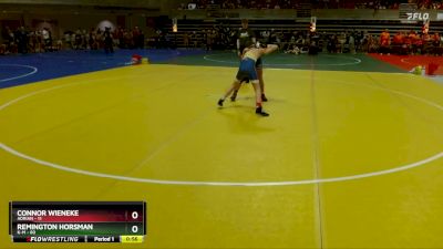 130 lbs Finals (8 Team) - Remington Horsman, K-M vs Connor Wieneke, Adrian