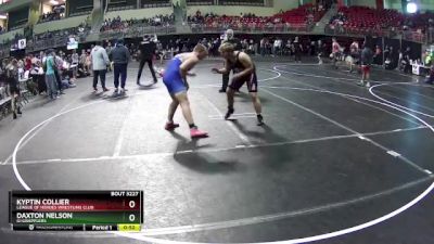 195 lbs Cons. Round 5 - Kyptin Collier, League Of Heroes Wrestling Club vs Daxton Nelson, GI Grapplers