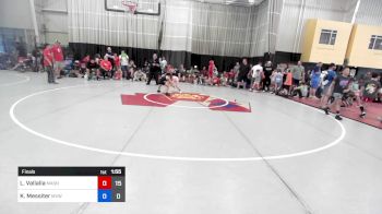 60 lbs Final - Logan Vallalla, Mat Assassins Black vs Kitt Messiter, Mohawk Valley WC MS