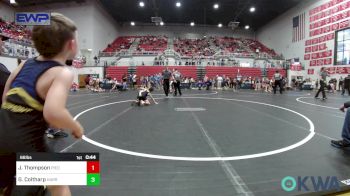 66 lbs Consi Of 4 - Jensen Thompson, Piedmont vs Gunnar Coltharp, Harrah Little League Wrestling