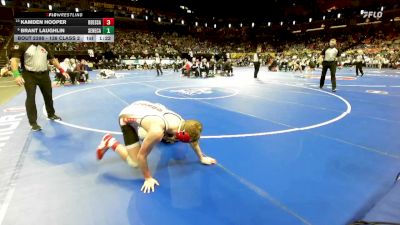 138 Class 2 lbs 1st Place Match - Brant Laughlin, Seneca vs Kamden Hooper, Odessa