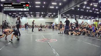 48 lbs Round 3 (8 Team) - Cole Hahn, GA United Blue vs Landon Scott, Level Up Wrestling