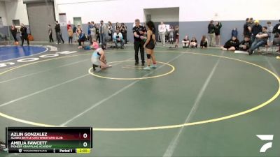 144 lbs Rr3 - Amelia Fawcett, Pioneer Grappling Academy vs Azlin Gonzalez, Alaska Battle Cats Wrestling Club