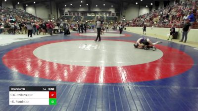 140 lbs Round Of 16 - Garrett Phillips, Bluff Wrestling Club vs Elijah Rood, Rockmart Takedown Club