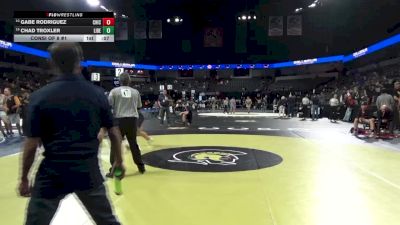 285 lbs Consi Of 8 #1 - Gabe Rodriguez, Chico (NS) vs Chad Troxler, Liberty Bakersfield (CS)