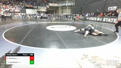 2A 138 lbs Champ. Round 1 - Trapper Jacobson, Burlington-Edison vs Forrest Roylance, Othello