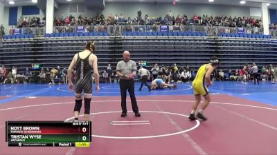 132 lbs Cons. Round 2 - Hoyt Brown, Fairview (Sherwood) vs Tristan Wyse, ARCHBOLD