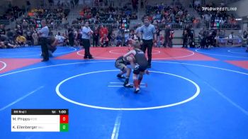 66 lbs Prelims - Max Phipps, Poteau Youth Wrestling vs Kolter Eilenberger, Salina Wrestling Club (SWC)