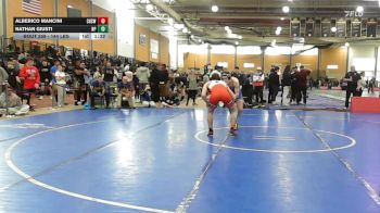144 lbs Quarterfinal - Alberico Mancini, Cranston West vs Nathan Giusti, North Providence