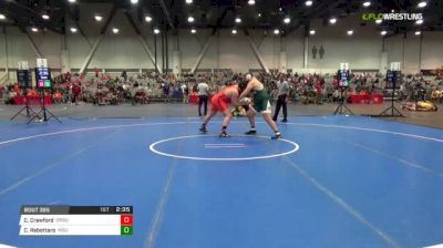 285 lbs Consi of 32 #2 - Cody Crawford, Oregon State University vs Christian Rebottaro, Michigan State