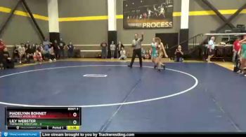 100 lbs Round 1 (6 Team) - Lily Webster, TigerHawk Wrestling vs Madelynn Bohnet, Nebraska Vipers Red