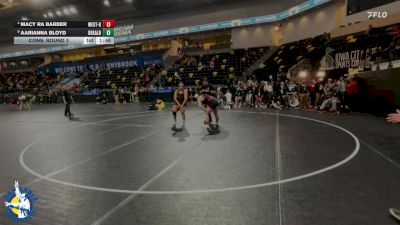 235 lbs Cons. Round 3 - Aarianna Bloyd, DeKalb vs Macy RA Barber, Omaha Westside Girls