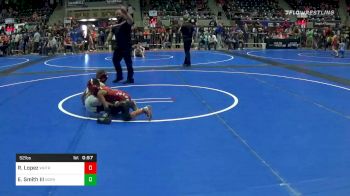 52 lbs Consolation - Roman Lopez, Whitted Trained vs Edward (EJ) Smith III, Bay County RoadRunners