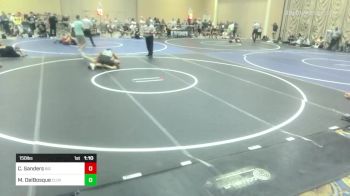 150 lbs Quarterfinal - Cooper Sanders, Big Game WC vs Max DelBosque, Clovis North Wc