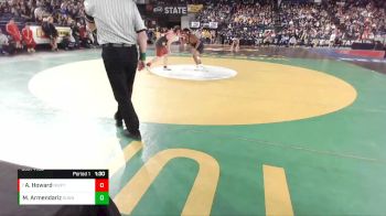 4A 285 lbs Champ. Round 1 - Addison Howard, Newport (Bellevue) vs Mateo Armendariz, Sunnyside