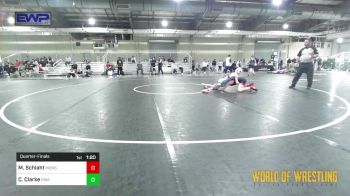 101 lbs Quarterfinal - Mason Schlaht, Monster Garage vs Cody Clarke, Roundtree Wrestling Academy