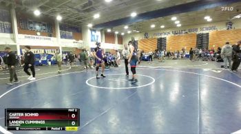 175 lbs Cons. Round 3 - Landen Cummings, Lemoore vs CARTER SCHMID, Durham