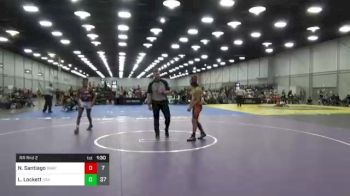 125 lbs Rr Rnd 2 - Noah Santiago, SWAT Black vs Ladarion Lockett, Team USA