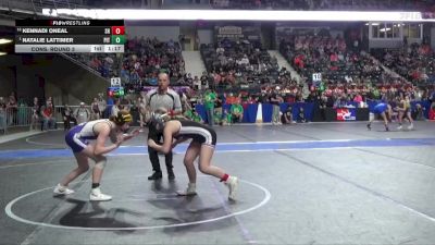 120 lbs Cons. Round 3 - Kennadi ONeal, Spring Hill vs Natalie Lattimer, Pittsburg