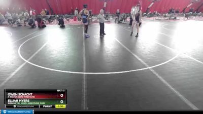 165 lbs Cons. Semi - Elijah Myers, Burlington Youth Wrestling Club vs Owen Schacht, X-Factor Elite Wrestling