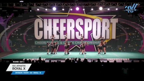 B.E. Athletix - Royal X [2024 L2 Youth - D2 - Small - B Day 2] 2024 CHEERSPORT National All Star Cheerleading Championship