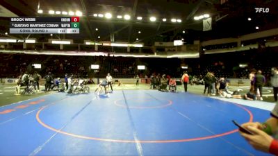 165 lbs Cons. Round 3 - Gustavo Martinez Cobian, Wapato vs Brock Webb, Union
