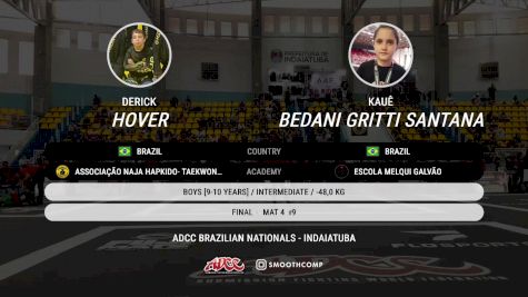 Derick Hover vs Kauê Bedani Gritti Santana 2025 ADCC Brazilian Nationals